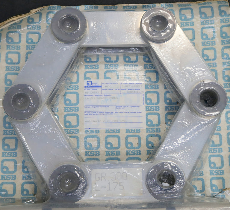 Bild des Artikels KSB-Lamellenpaket-komplett-GR300-L=175-ID-ND018217-unbenutzt-in-OVP
