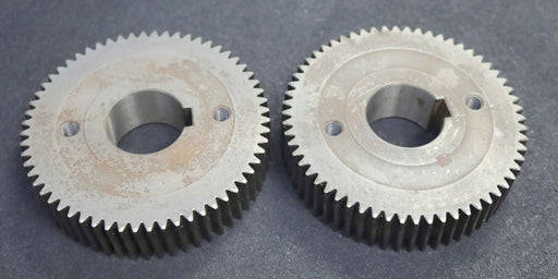 Bild des Artikels BAUER-Zahnradpaar-mit-2-Zahnrädern-Z-=-60-m=2mm-Typ-G32-R4--60-*-2-M