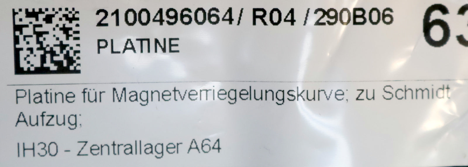 Bild des Artikels SCHMIDT-AUFZÜGE-Platine-für-Magnetverriegelungskurve-zu-SCHMIDT-AUFZUG-unbenutzt