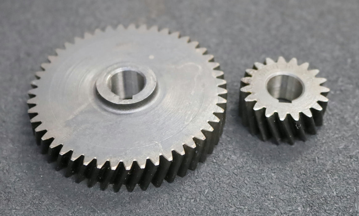 Bild des Artikels BAUER-Zahnradpaar-f.-BAUER-Getriebe-DO84-EZ-23/241---N0/1R2-47*1,5+N0/1R1-19*1,5
