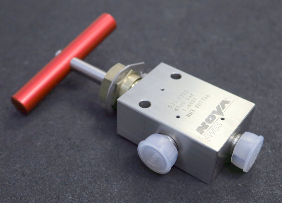 Bild des Artikels NOVA-Werke-Hochdruckventil-4000bar-Type-530.0332-Edelstahl-1.4401-NW3-SN1766