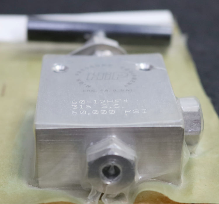 Bild des Artikels HIP-USA-Hochdruckventil-60.000psi-=-4136bar-Type60-12HF4-316-S.S.-Einlassventil