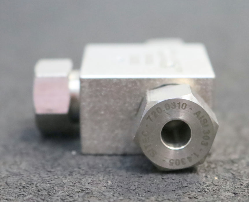 Bild des Artikels SITEC-T-Stück-mit-2-Abgängen-4000bar-DN3-Edelstahl-1.4571-AISI-316-T-unbenutzt