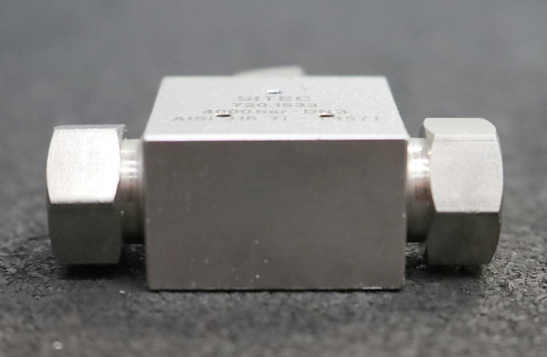 Bild des Artikels SITEC-T-Stück-mit-2-Abgängen-4000bar-DN3-Edelstahl-1.4571-AISI-316-T-unbenutzt