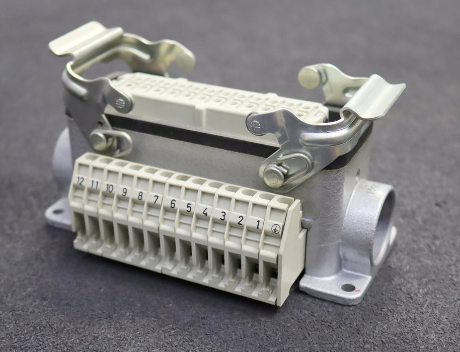 Bild des Artikels HARTING-Sockelgehäuse-mit--seitlichem-Anschlussverteiler-in-24-Einzeladern