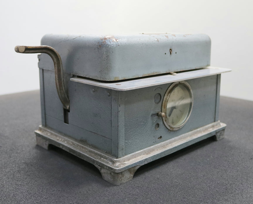 Bild des Artikels WÜRTTEMBERGISCHE-UHRENFABRIK-BÜRK-Stempeluhr-Historische-Stechuhr-Nr.-16591