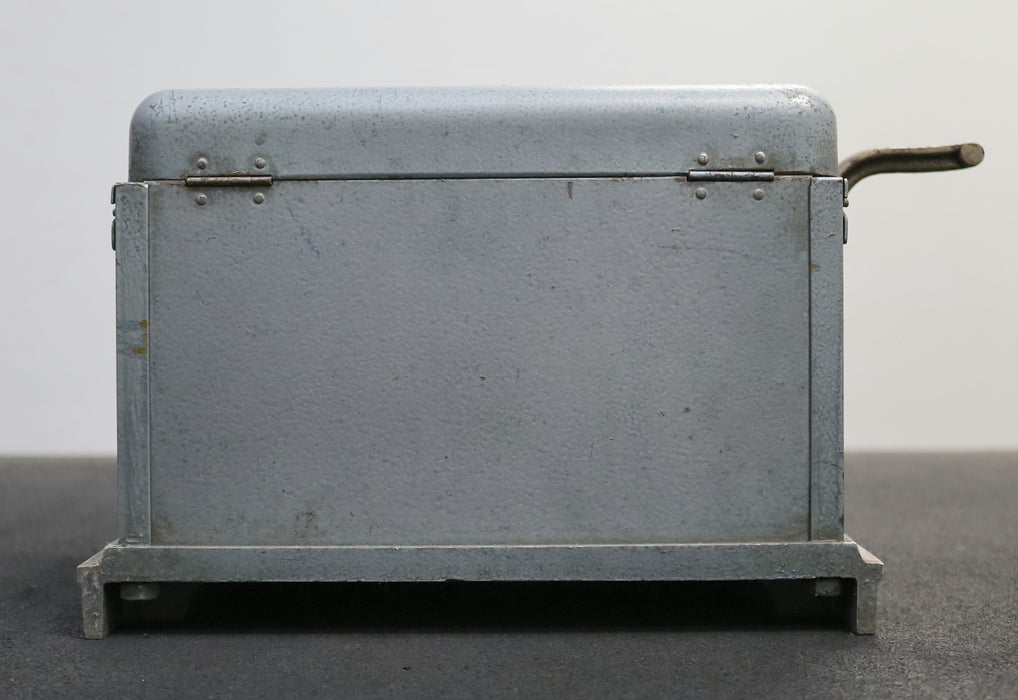 Bild des Artikels WÜRTTEMBERGISCHE-UHRENFABRIK-BÜRK-Stempeluhr-Historische-Stechuhr-Nr.-16591