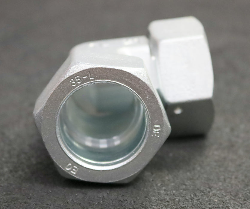 Bild des Artikels ERMETO-Winkel-Anschlussstutzen-Typ:-EVW35-PL-M45x2-AD35-PN10-86x76x56mm