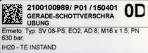 Bild des Artikels ERMETO-5x-Gerade-Schottverschraubung-Typ:-SV08-PS-M16x1,5-AD8-PN630---78x25x25mm