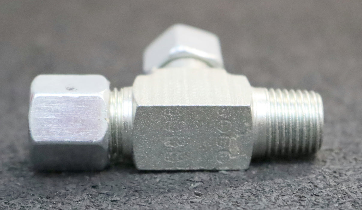 Bild des Artikels ERMETO-8x-L-Einschraubverschraubung-Typ:-LE08-ZLR-R-1/4"-AD8-PN250-58x40x19mm