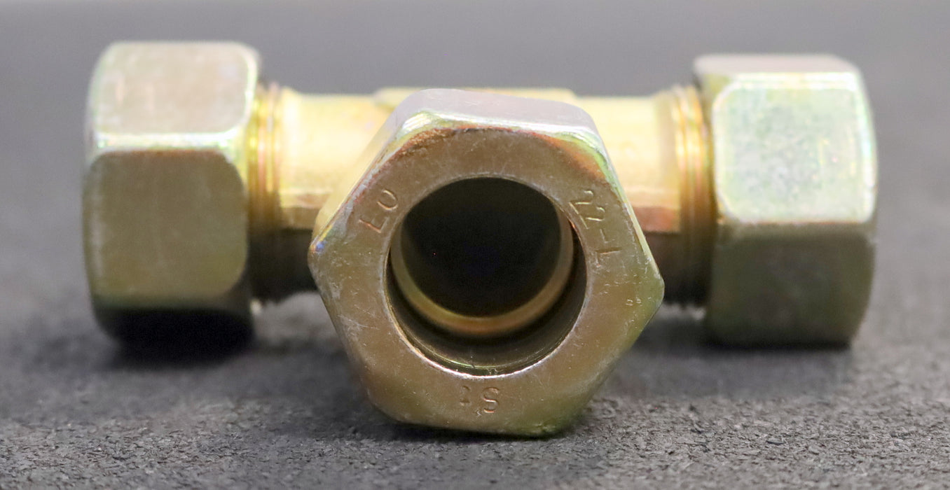 Bild des Artikels ERMETO-T-Verschraubung-Typ:-T22-ZL-AD22-PN160-verzinkt-unbenutzt