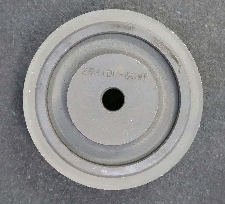 Bild des Artikels Stahl-Zahnscheibe-Pulley-mit-beidseitiger-Bordscheibe-28-H-100-Profil:-H-Z=28
