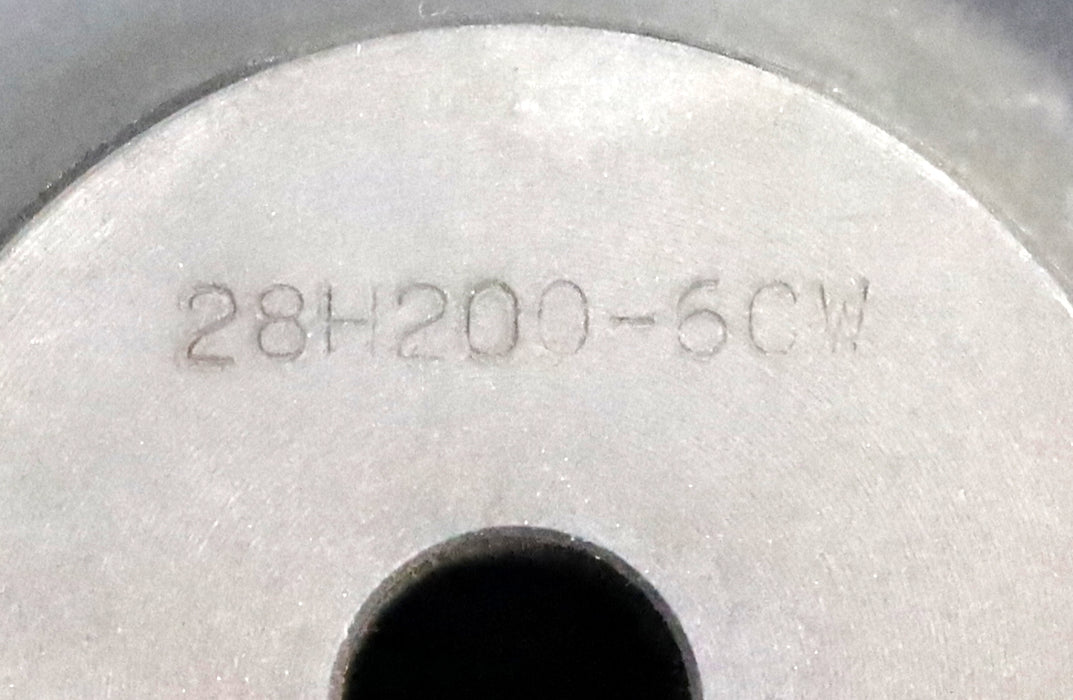 Bild des Artikels Stahl-Zahnscheibe-Pulley-mit-beidseitiger-Bordscheibe-28-H-200-Profil:-H-Z=28