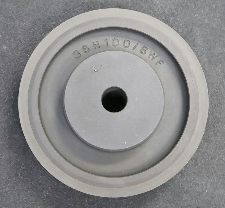 Bild des Artikels Stahl-Zahnscheibe-Pulley-mit-beidseitiger-Bordscheibe-36-H-100-Profil:-H-Z=36