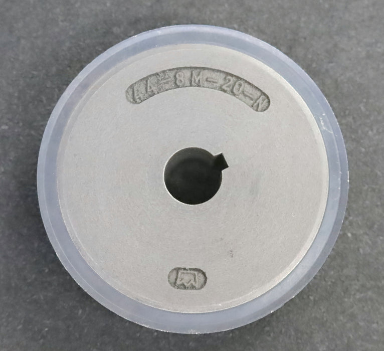 Bild des Artikels Stahl-Zahnscheibe-Pulley-mit-beidseitiger-Bordscheibe-44-8M-20-Profil:-8M-Z=44