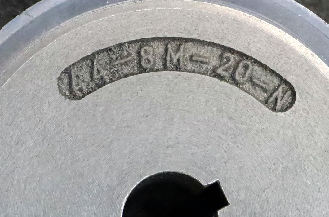 Bild des Artikels Stahl-Zahnscheibe-Pulley-mit-beidseitiger-Bordscheibe-44-8M-20-Profil:-8M-Z=44