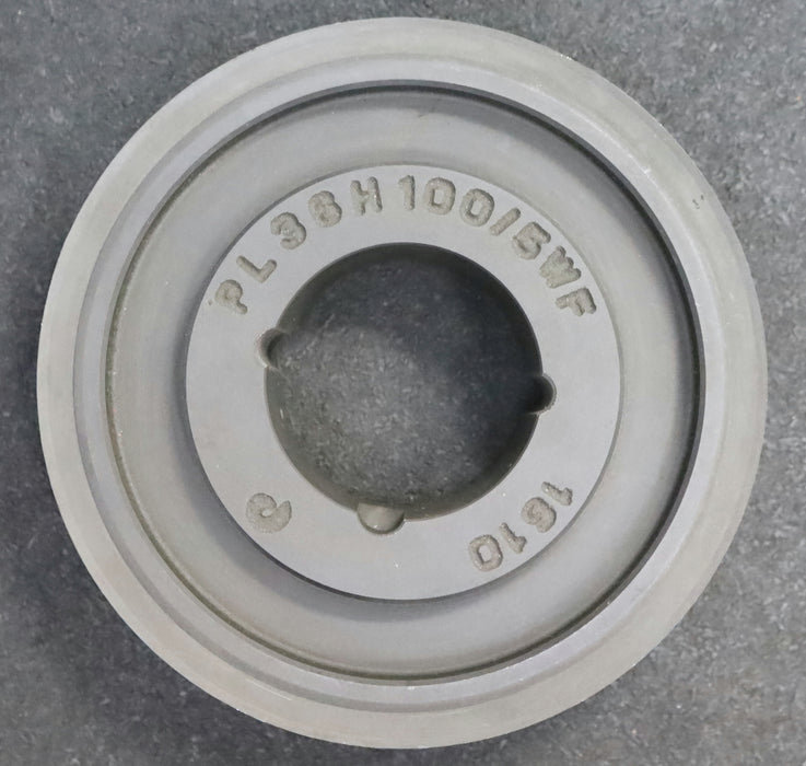 Bild des Artikels Stahl-Zahnscheibe-Pulley-mit-beidseitiger-Bordscheibe-36-H-100-Z=36-Profil:-H