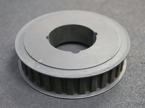 Bild des Artikels Stahl-Zahnscheibe-Pulley-mit-beidseitiger-Bordscheibe-32-H-100-Z=32-Profil:-H-
