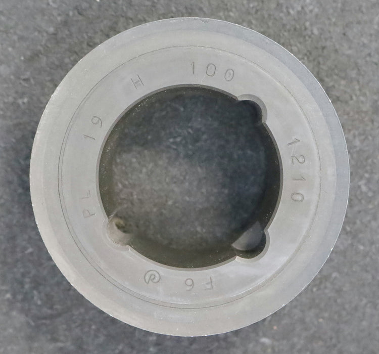 Bild des Artikels Stahl-Zahnscheibe-Pulley-mit-beidseitiger-Bordscheibe-19-H-100-Profil:-H-Z=19