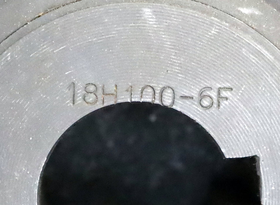 Bild des Artikels Stahl-Zahnscheibe-Pulley-mit-beidseitiger-Bordscheibe-18-H-100-Profil:-H-Z=18
