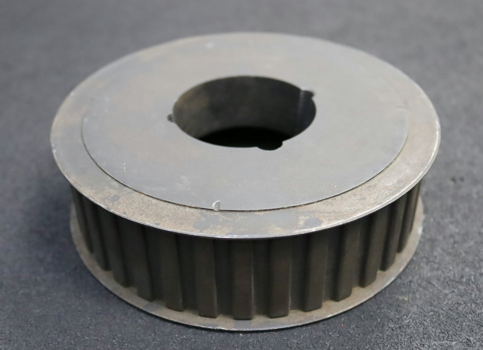 Bild des Artikels Stahl-Zahnscheibe-Pulley-mit-beidseitiger-Bordscheibe-36-H-150-Z=36-Profil:-H-