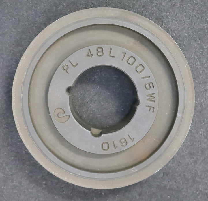 Bild des Artikels Stahl-Zahnscheibe-Pulley-mit-beidseitiger-Bordscheibe-48-L-100-Profil:-L-Z=48
