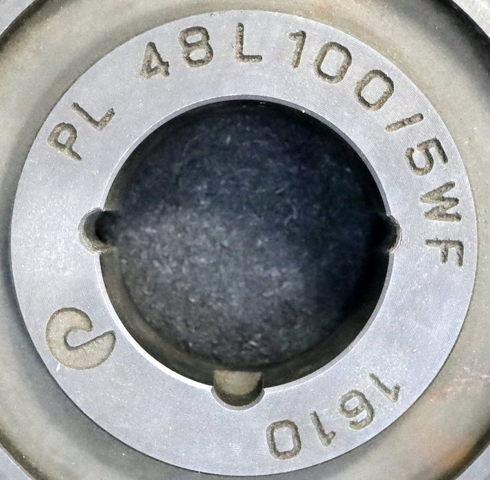 Bild des Artikels Stahl-Zahnscheibe-Pulley-mit-beidseitiger-Bordscheibe-48-L-100-Profil:-L-Z=48