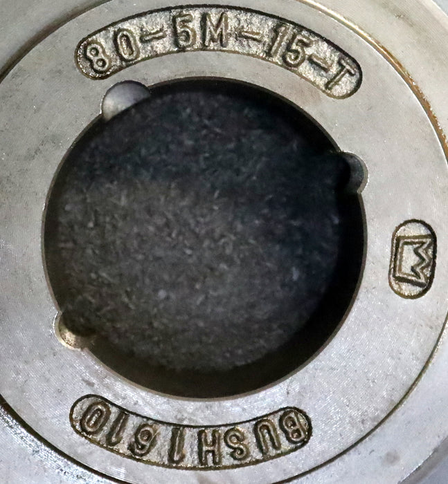 Bild des Artikels Stahl-Zahnscheibe-Pulley-mit-beidseitiger-Bordscheibe-80-5M-15-Profil:-5M-Z=80