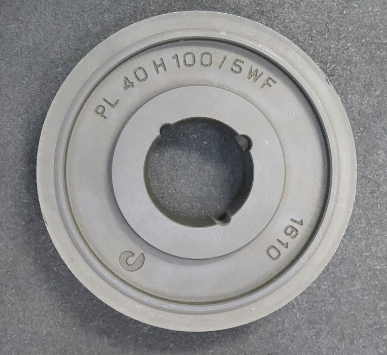Bild des Artikels Stahl-Zahnscheibe-Pulley-mit-beidseitiger-Bordscheibe-40-H-100-Profil:-H-Z=40