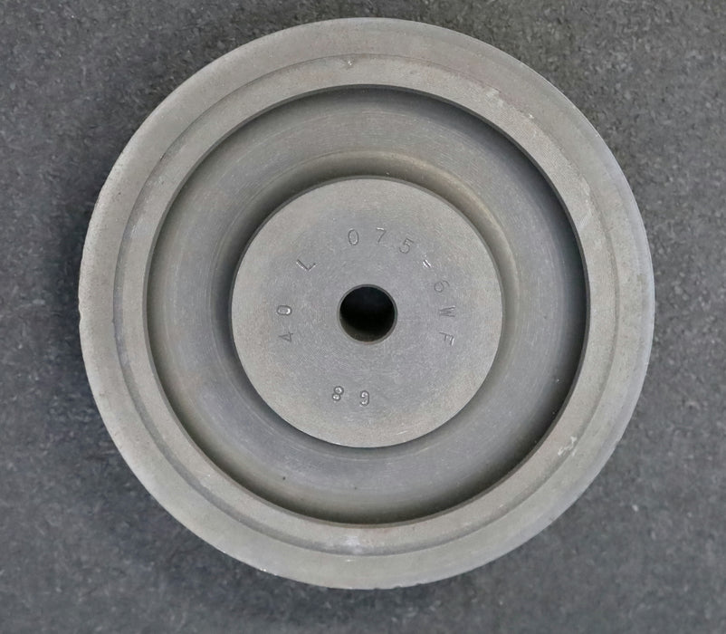Bild des Artikels Stahl-Zahnscheibe-Pulley-mit-beidseitiger-Bordscheibe-40-L-075-Profil:-L--Z=40