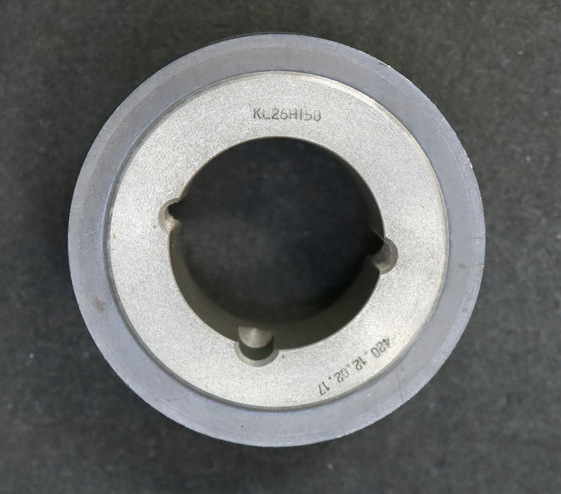 Bild des Artikels Stahl-Zahnscheibe-Pulley-mit-beidseitiger-Bordscheibe-26-H-150-Profil:-H--Z=26