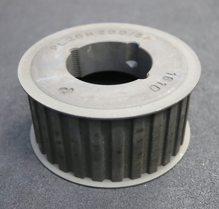 Bild des Artikels Stahl-Zahnscheibe-Pulley-mit-beidseitiger-Bordscheibe-28-H-200--Z=28-Profil:-H-
