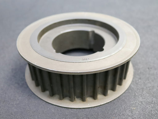 Bild des Artikels Stahl-Zahnscheibe-Pulley-mit-beidseitiger-Bordscheibe-32-14M-040-Profil:14M-Z=32