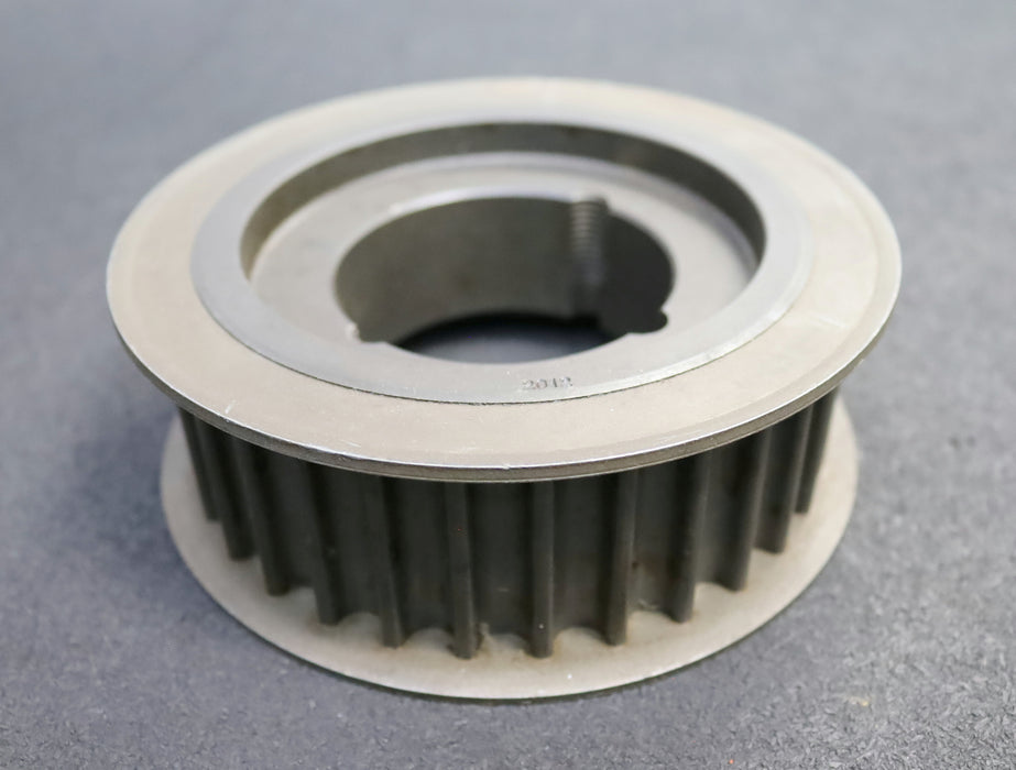 Bild des Artikels Stahl-Zahnscheibe-Pulley-mit-beidseitiger-Bordscheibe-32-14M-040-Profil:14M-Z=32