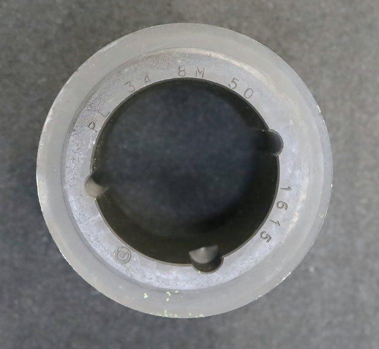 Bild des Artikels Stahl-Zahnscheibe-Pulley-mit-beidseitiger-Bordscheibe-34-8M-050-Profil:-8M--Z=34