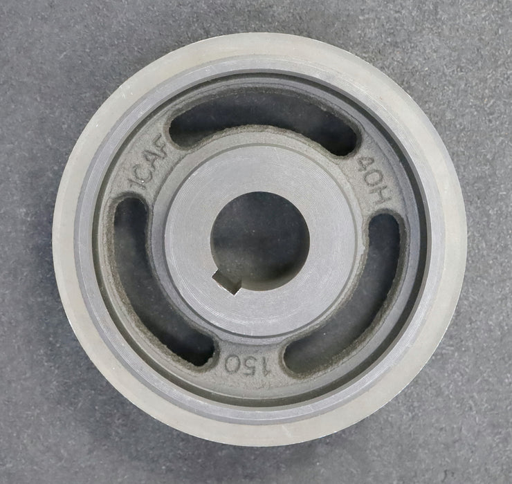 Bild des Artikels Stahl-Zahnscheibe-Pulley-mit-beidseitiger-Bordscheibe-40-H-150-Profil:-H--Z=40