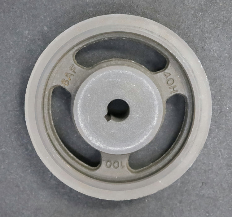 Bild des Artikels Stahl-Zahnscheibe-Pulley-mit-beidseitiger-Bordscheibe-40-H-100-Z=40-Profil:-H