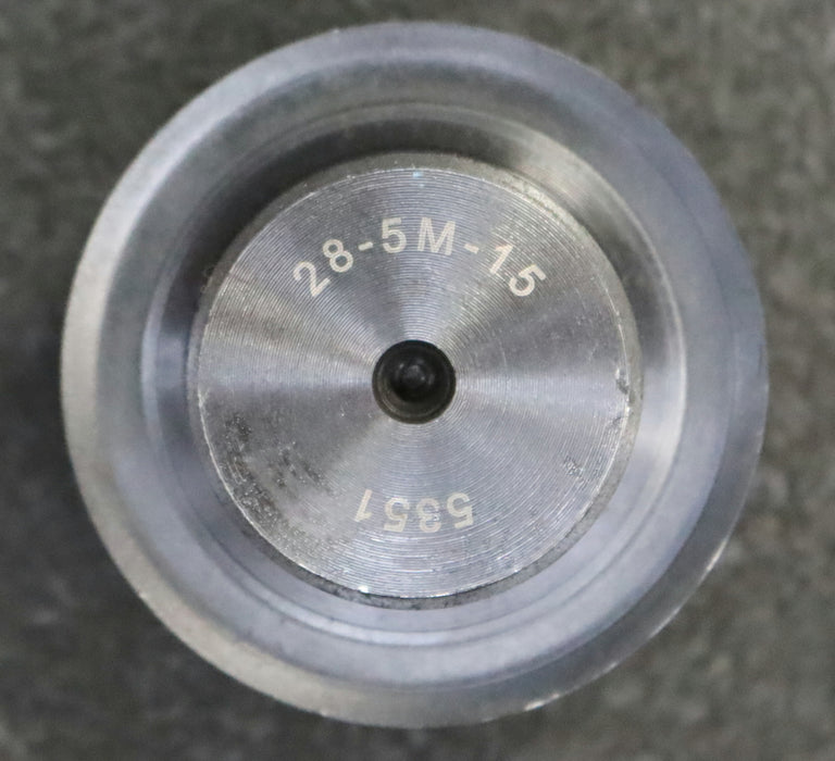 Bild des Artikels 5x-Stahl-Zahnscheibe-mit-beidseitiger-Bordscheibe-28-5M-15-Profil:-5M---28-Zähne