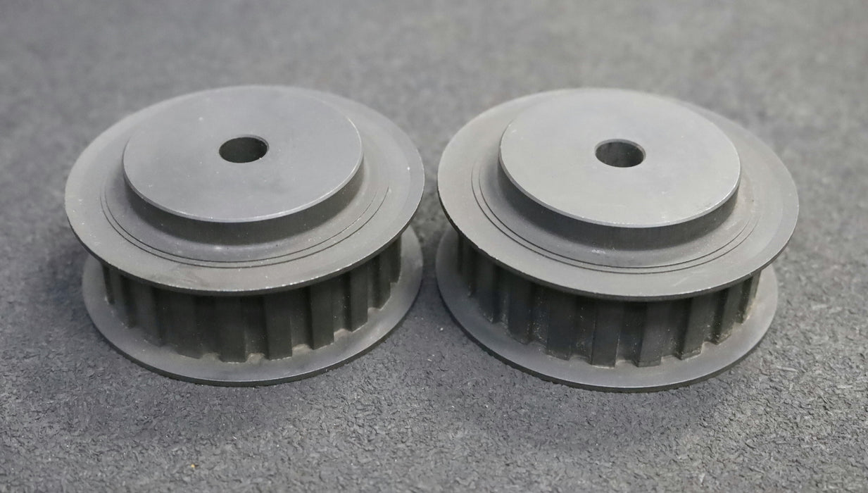 Bild des Artikels 2x-Stahl-Zahnscheibe-mit-beidseitiger-Bordscheibe-22-L-075-Profil:-L---22-Zähne