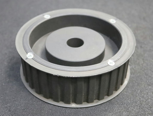 Bild des Artikels Stahl-Zahnscheibe-Pulley-mit-beidseitiger-Bordscheibe-32-H-150-Profil:-H-Z=32-