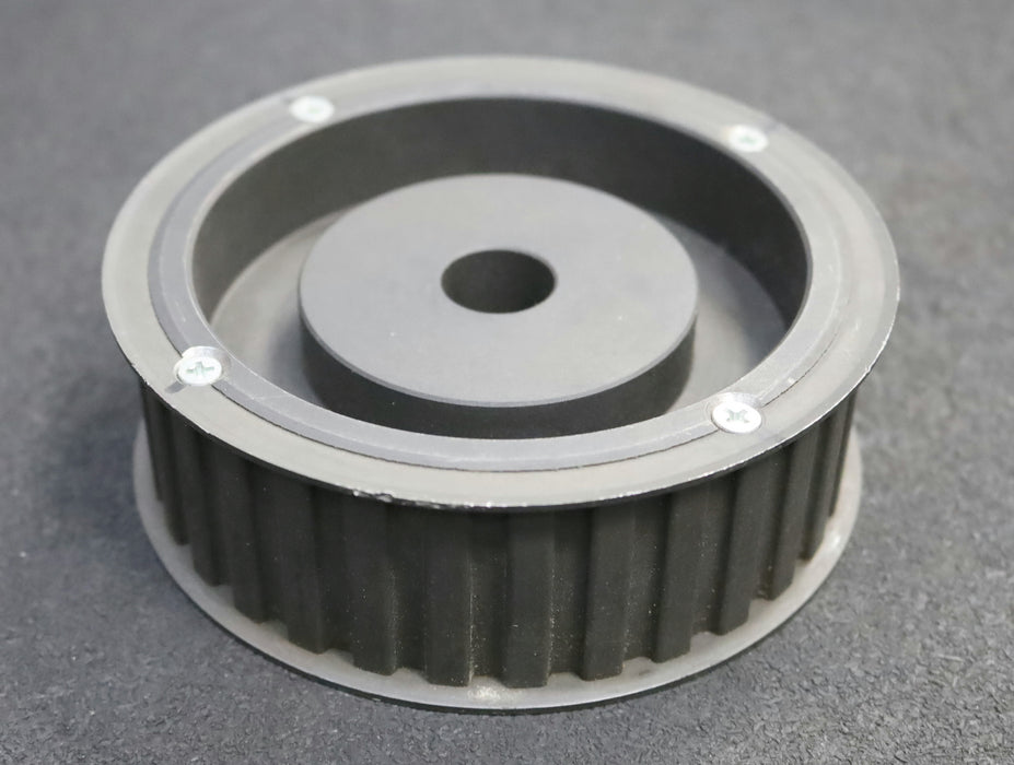 Bild des Artikels Stahl-Zahnscheibe-Pulley-mit-beidseitiger-Bordscheibe-32-H-150-Profil:-H-Z=32-