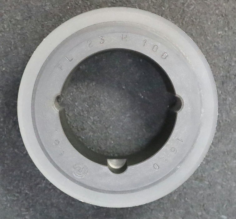 Bild des Artikels Stahl-Zahnscheibe-Pulley-mit-beidseitiger-Bordscheibe-23-H-100-Profil:-H-Z=23-