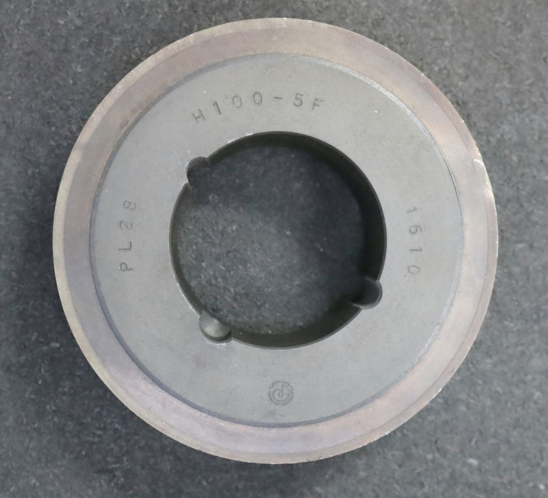 Bild des Artikels Stahl-Zahnscheibe-Pulley-mit-beidseitiger-Bordscheibe-28-H-100-Profil:-H-Z=28-