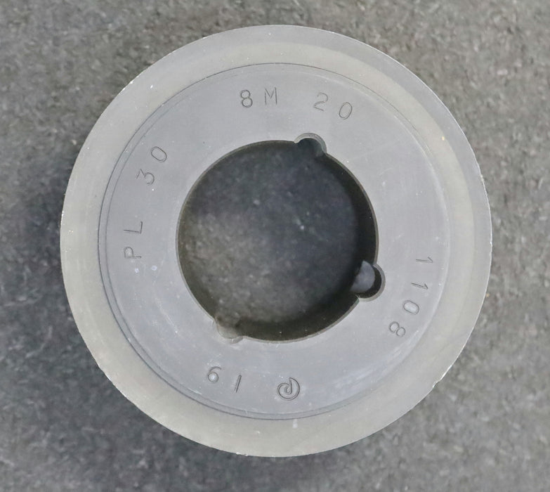 Bild des Artikels Stahl-Zahnscheibe-Pulley-mit-beidseitiger-Bordscheibe-30-8M-20-Profil:-8M-Z=30-