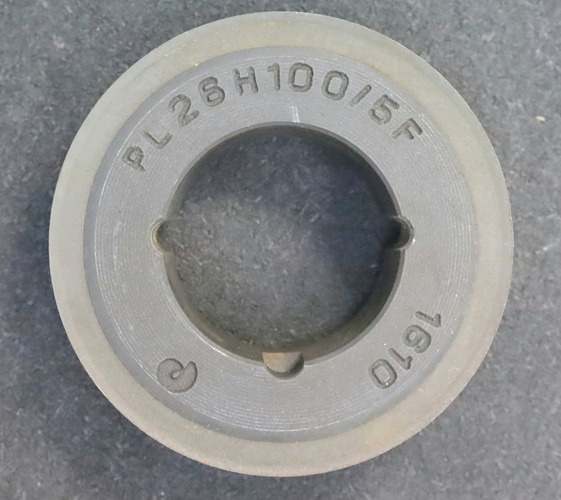 Bild des Artikels Stahl-Zahnscheibe-Pulley-mit-beidseitiger-Bordscheibe-26-H-100-Profil:-H-Z=26-