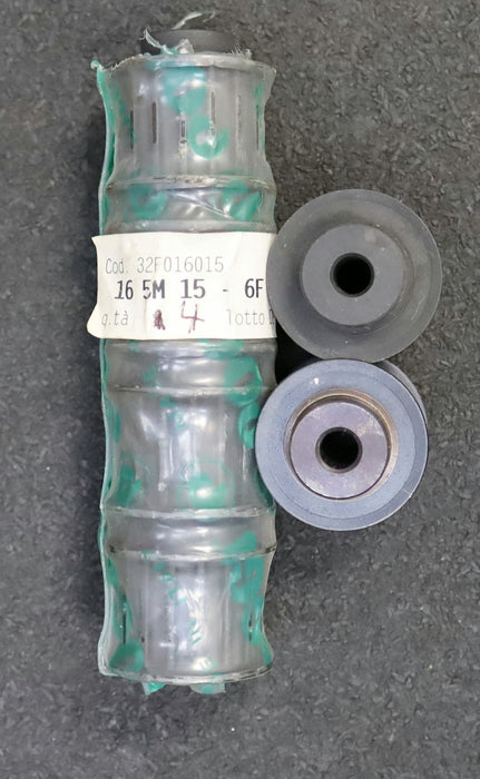 Bild des Artikels 6x-Stahl-Zahnscheibe-mit-beidseitiger-Bordscheibe-16-5M-15-Profil:-5M---16-Zähne