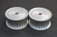 Bild des Artikels 2x-Aluminium-Zahnscheibe-mit-beidseitiger-Bordscheibe-21-T5/24-Profil:-T5-Z=24-