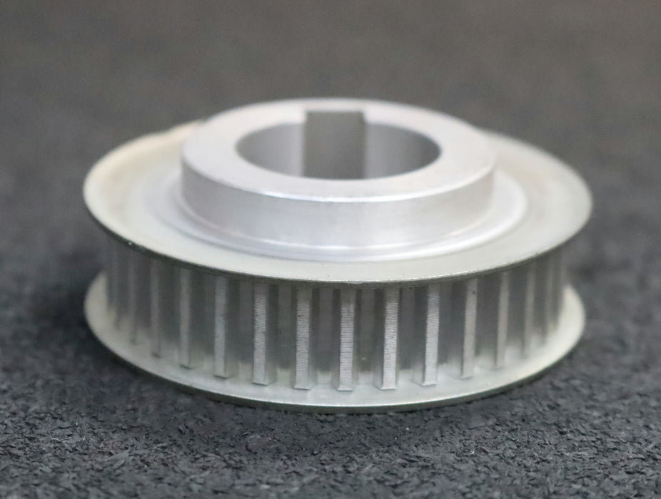 Bild des Artikels Aluminium-Zahnscheibe-mit-beidseitiger-Bordscheibe-21-T5/36-Profil:-T5-36-Zähne