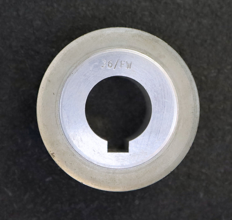 Bild des Artikels Aluminium-Zahnscheibe-mit-beidseitiger-Bordscheibe-21-T5/36-Profil:-T5-36-Zähne