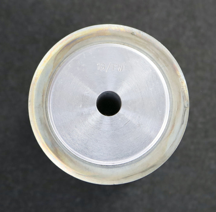 Bild des Artikels Aluminium-Zahnscheibe-mit-beidseitiger-Bordscheibe-66-T10/19-Profil:-T10-Z=19-